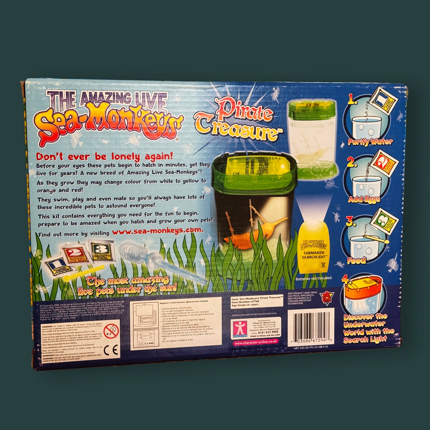 Sea-Monkeys Pirate Treasure Kit (2008) – Picocosmos