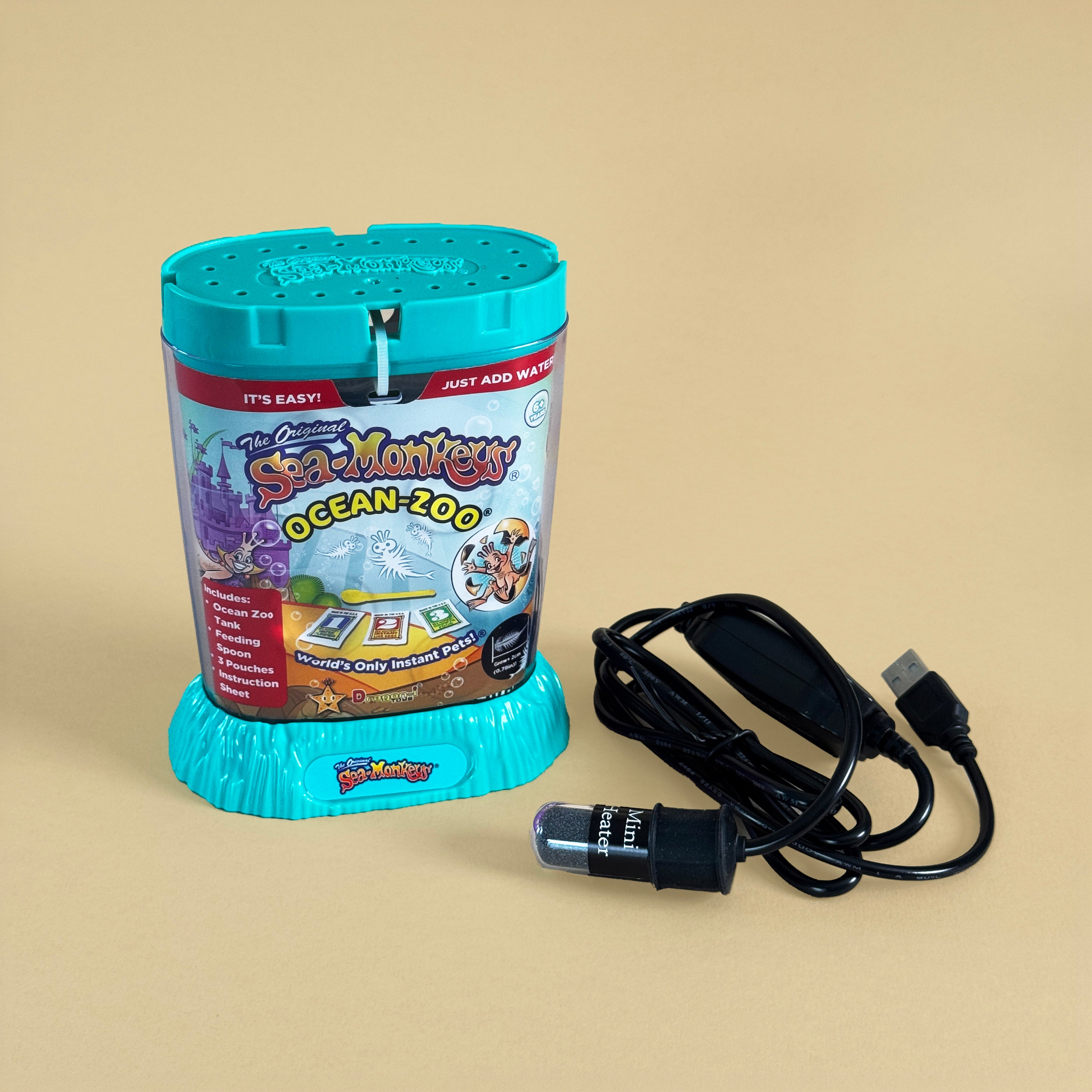 Sea-Monkeys Ocean Zoo + Mini Heater Combo – Picocosmos