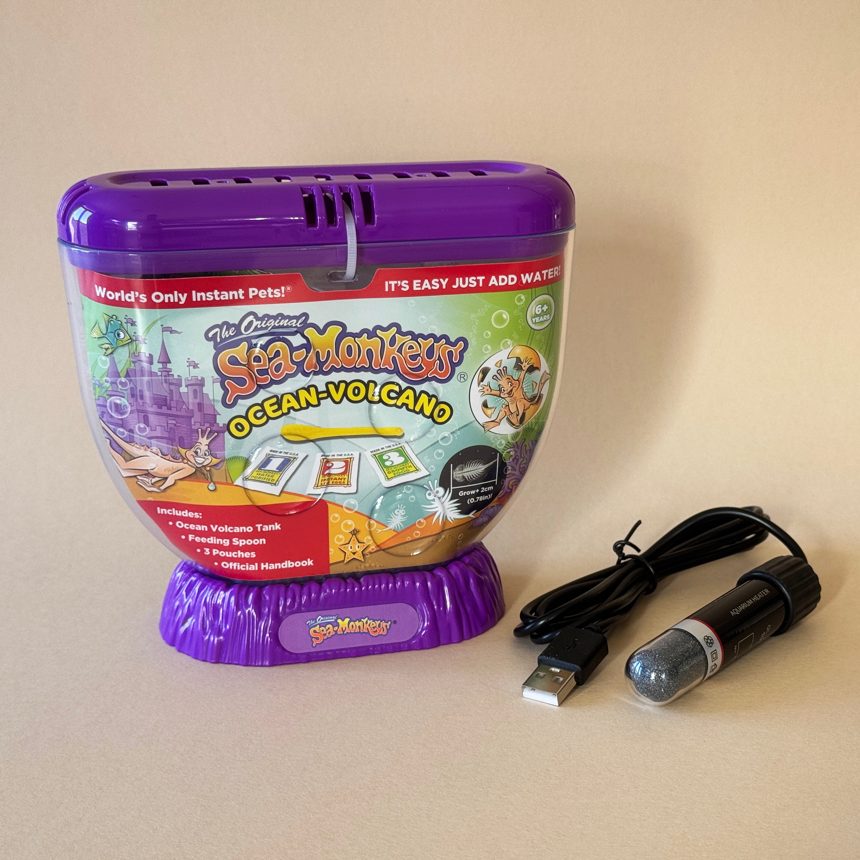 Sea-Monkeys Ocean Volcano + Mini Heater Combo – Picocosmos