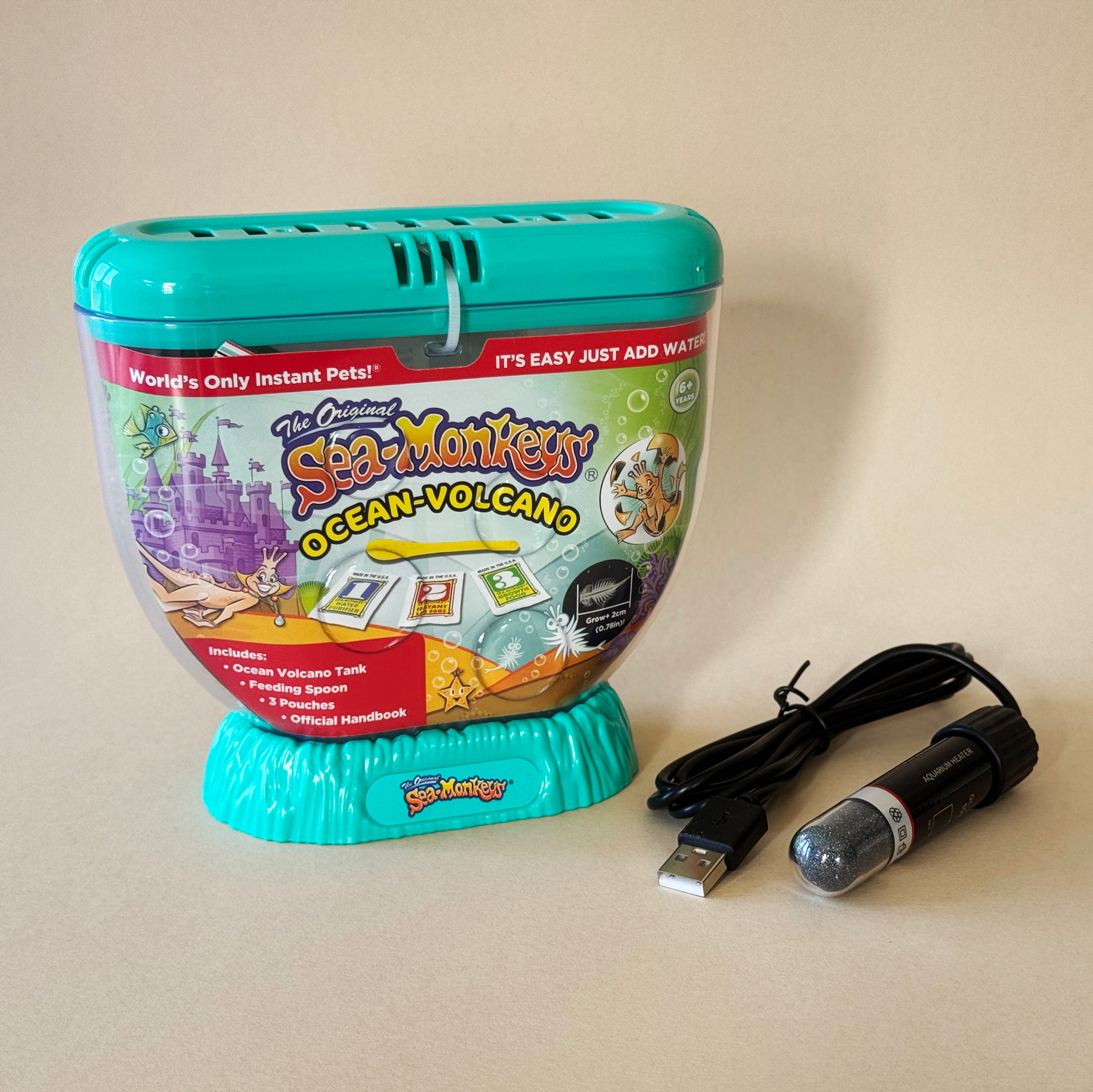 Sea-Monkeys Ocean Volcano + Mini Heater Combo – Picocosmos